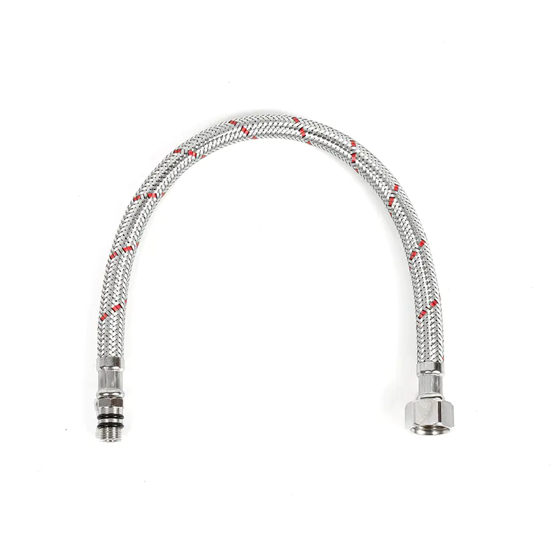 A new breakthrough in high-performance hose design: the red silicone sheath advantage of Red Wire Stainless Steel Braided Hose