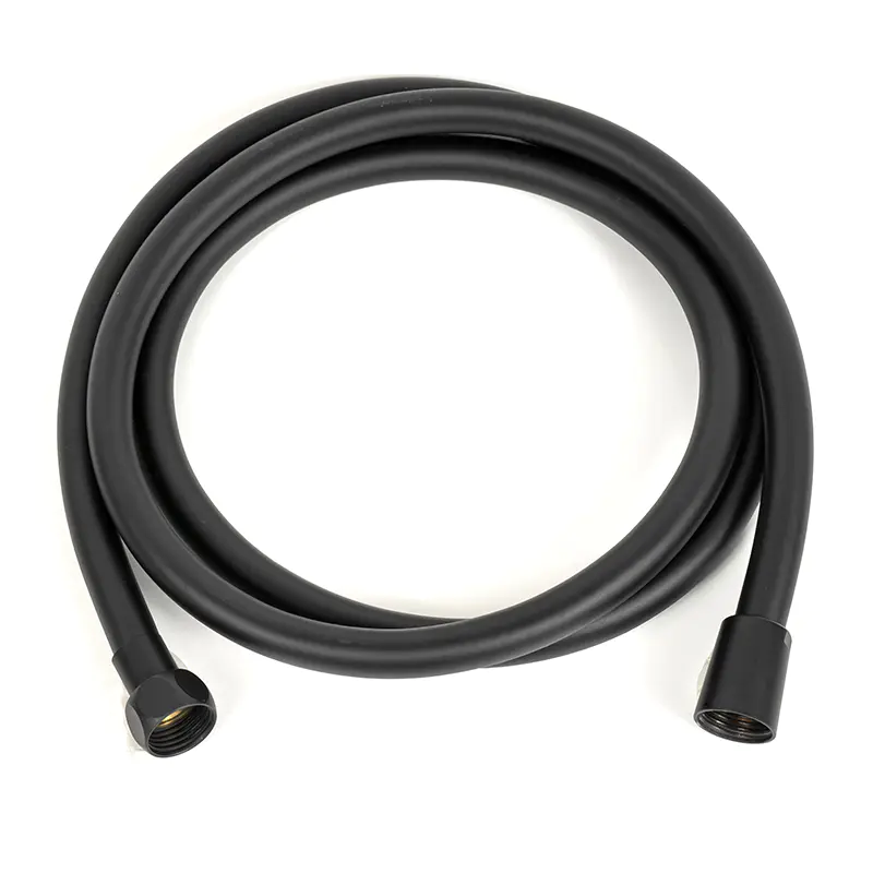 An innovative choice for modern bathrooms: PVC Matte Black Shower Hose anti-tangle design analysis